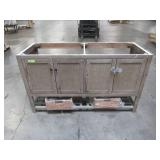 Legion Furniture 60 in. Vanity in Rustic Brown WH5160-BR