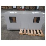 Home Decorators Collection Fremont 72 in. W x 22 in. D Double Vanity in White with Granite Vanity Top in Grey with White Basin MD-V1792