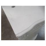 Home Decorators Collection Chelsea 72 in. Double Vanity in Antique White with Marble Vanity Top in White 1589300410