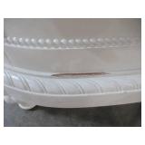 Home Decorators Collection Chelsea 72 in. Double Vanity in Antique White with Marble Vanity Top in White 1589300410