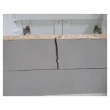 Glacier Bay Candlesby 60 in. W x 19 in. D Bathroom Vanity in White with Cultured Marble Vanity Top in White CD60P2-WH