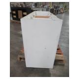 Glacier Bay Candlesby 60 in. W x 19 in. D Bathroom Vanity in White with Cultured Marble Vanity Top in White CD60P2-WH