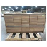 Home Decorators Collection Oakes 60.5 in. W x 18.75 in. D x 34.34 in. H Vanity in Caramel Mist HD2060P2O15-CM