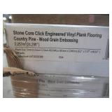 Pallet (59 Cases) Quality Craft 3.5mm 7 in x 48 in Stone Core Click Country Pine Engineered Vinyl Plank Flooring 743COT870CUP-N - $2,850 RESERVE!!!
