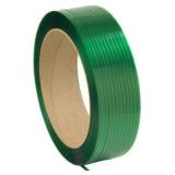 PAC Strapping 4828826T65 1/2" x .028" Dry Green General Purpose Machine Grade Polyester Strapping, 6500
