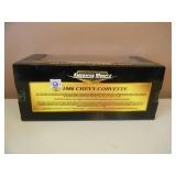 1/18 SCALE DIE-CAST - AMERICAN MUSCLE 1986 CHEVY CORVETTE. NEW IN BOX. GREAT PIECE - SEE PICTURES.