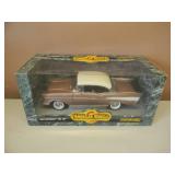 1/18 SCALE DIE-CAST - AMERICAN MUSCLE 1957 CHEVROLET BEL AIR. NEW IN BOX. GREAT PIECE - SEE PICTURES.