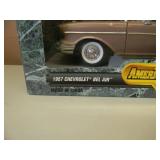 1/18 SCALE DIE-CAST - AMERICAN MUSCLE 1957 CHEVROLET BEL AIR. NEW IN BOX. GREAT PIECE - SEE PICTURES.
