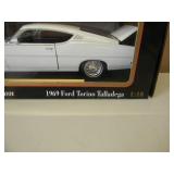 1/18 SCALE DIE-CAST - MAISTO SPECIAL EDITION 1969 FORD TORINO TALLADEGA. NEW IN BOX. GREAT PIECE - SEE PICTURES.
