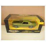 1/18 SCALE DIE-CAST - AMERICAN MUSCLE 1970 1/2 CAMARO Z28. NEW IN BOX. GREAT PIECE - SEE PICTURES.