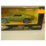 1/18 SCALE DIE-CAST - AMERICAN MUSCLE 1970 1/2 CAMARO Z28. NEW IN BOX. GREAT PIECE - SEE PICTURES.