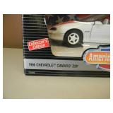 1/18 SCALE DIE-CAST - AMERICAN MUSCLE 1996 CHEVROLET CAMARO Z28. NEW IN BOX. GREAT PIECE - SEE PICTURES.