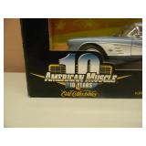 AWESOME! 1/18 SCALE DIE-CAST - AMERICAN MUSCLE 10 YEAR ANNIVERSARY 1961 CORVETTE HARDTOP. NEW IN BOX. GREAT PIECE - SEE PICTURES.
