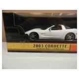 1/18 SCALE DIE-CAST - AMERICAN MUSCLE 2003 CORVETTE. NEW IN BOX. GREAT PIECE - SEE PICTURES.