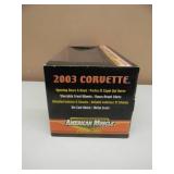 1/18 SCALE DIE-CAST - AMERICAN MUSCLE 2003 CORVETTE. NEW IN BOX. GREAT PIECE - SEE PICTURES.