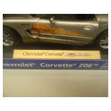 1/18 SCALE DIE-CAST - OLYMPIC TORCH RELAY 2001 CHEVROLET CORVETTE Z06 . NEW IN BOX. GREAT PIECE - SEE PICTURES.