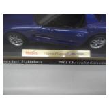 1/18 SCALE DIE-CAST - MAISTO SPECIAL EDITION 2001 CHEVROLET CORVETTE Z06. NEW IN BOX. GREAT PIECE - SEE PICTURES.