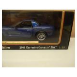 1/18 SCALE DIE-CAST - MAISTO SPECIAL EDITION 2001 CHEVROLET CORVETTE Z06. NEW IN BOX. GREAT PIECE - SEE PICTURES.