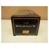 1/18 SCALE DIE-CAST - MAISTO SPECIAL EDITION 2001 CHEVROLET CORVETTE Z06. NEW IN BOX. GREAT PIECE - SEE PICTURES.