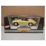 1/18 SCALE DIE-CAST - AMERICAN MUSCLE COLLECTORS EDITION 1967 CORVETTE L-71. NEW IN BOX. GREAT PIECE - SEE PICTURES.
