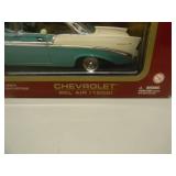 1/18 SCALE DIE-CAST - ROAD LEGENDS 1956 CHEVROLET BEL AIR. NEW IN BOX. GREAT PIECE - SEE PICTURES.