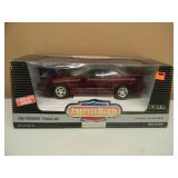 1/18 SCALE DIE-CAST - AMERICAN MUSCLE 1996 FIREBIRD TRANS AM. NEW IN BOX. GREAT PIECE - SEE PICTURES.