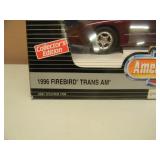 1/18 SCALE DIE-CAST - AMERICAN MUSCLE 1996 FIREBIRD TRANS AM. NEW IN BOX. GREAT PIECE - SEE PICTURES.