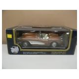 1/18 SCALE DIE-CAST - ROAD ROUGH 1957 CHEVROLET CORVETTE. NEW IN BOX. GREAT PIECE - SEE PICTURES.