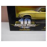 1/18 SCALE DIE-CAST - AMERICAN MUSCLE 10 YEARS 1969 CHEVROLET CHEVELLE SS396. NEW IN BOX. GREAT PIECE - SEE PICTURES.
