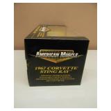 1/18 SCALE DIE-CAST - AMERICAN MUSCLE 1967 CORVETTE STINGRAY - NEW IN BOX! - GREAT PIECE! - SEE PICTURES!