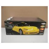 1/18 SCALE DIE-CAST - HOT WHEELS CHEVROLET CORVETTE C6 - NEW IN BOX! - AWESOME, GREAT PIECE! - SEE PICTURES!