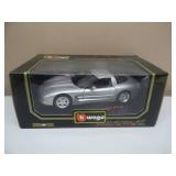 1/18 SCALE DIE-CAST - BURAGO 1997 CHEVROLET CORVETTE - NEW IN BOX! - GREAT PIECE! - SEE PICTURES!
