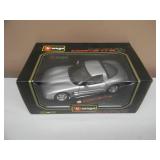 1/18 SCALE DIE-CAST - BURAGO 1997 CHEVROLET CORVETTE - NEW IN BOX! - GREAT PIECE! - SEE PICTURES!