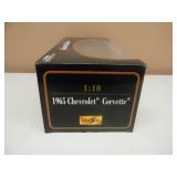 1/18 SCALE DIE-CAST - MAISTO 1965 CHVROLET CORVETTE - NEW IN BOX! - GREAT PIECE! - SEE PICTURES!