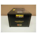 1/18 SCALE DIE-CAST - BURAGO 1957 CHEVROLET CORVETTE - NEW IN BOX! - GREAT PIECE! - SEE PICTURES!