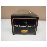 1/18 SCALE DIE-CAST - MAISTO SPECIAL EDITION 1965 CHEVROLET CORVETTE - NEW IN BOX! - GREAT PIECE! - SEE PICTURES!