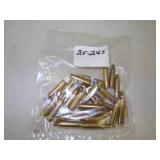 25 Polish Brass 243.  Ammunition Cases