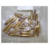 25 Polish Brass 243.  Ammunition Cases