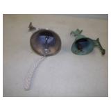 Pair of Vintage Wall Mount Bells