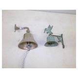Pair of Vintage Wall Mount Bells