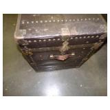 Vintage Steamers Trunk with Key and Inserts