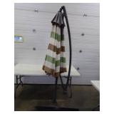 Floor Mount Patio Crank Out Umbrella