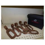 Ammunition Box and Vintage Chain LInks