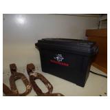 Ammunition Box and Vintage Chain LInks