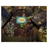 3 Piece Cabelas Camo Suit  Jacket, Vest and Pants,