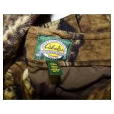 3 Piece Cabelas Camo Suit  Jacket, Vest and Pants,