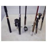 6 Rods and  4 Reels