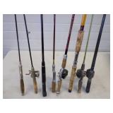 8 Rods and  4 Reels