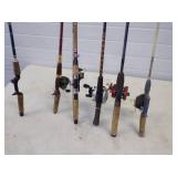6 Rods and  5 Reels