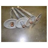 4 Dock Post with Pads